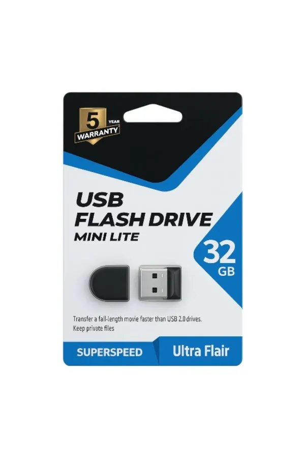 32GB Usb Bellek USB2.0 — Siyah