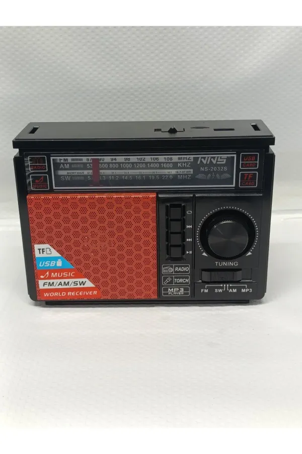 NS-2032S Solar Bluetooth hoparlör-Radyo Güneş Enerjili-el feneri-lamba