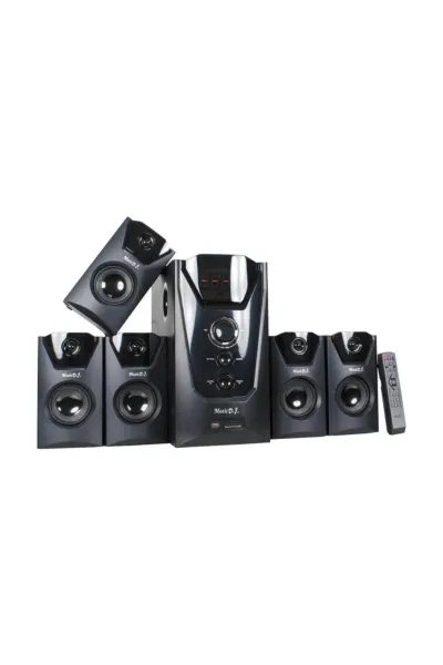 5+1 Bluetooth Surround Hoparlör Sistemi — Siyah