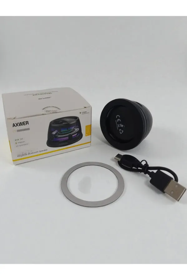 Bluetooth Hoparlör Mini Manyetik Mıknatıslı Kablosuz Speaker Ses Bombası