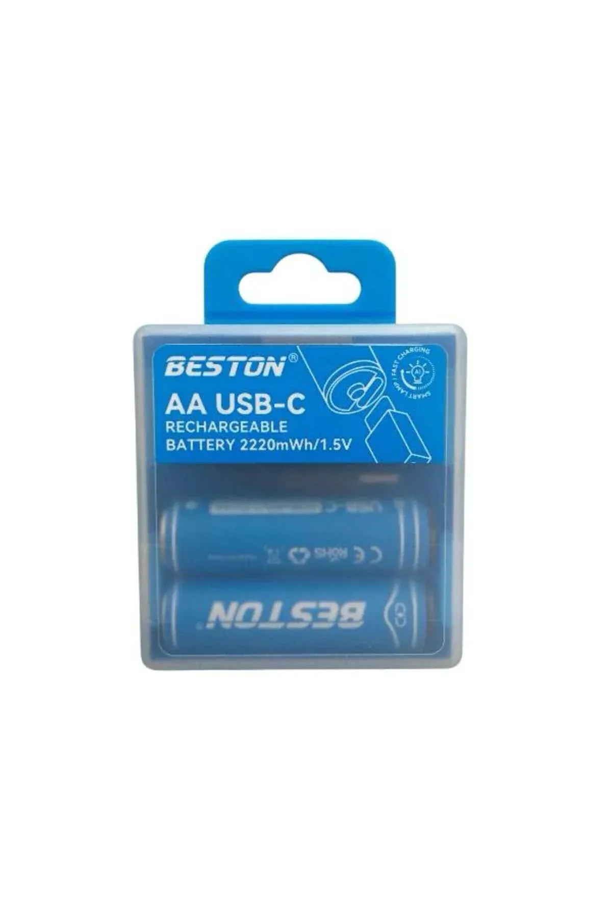 AA Kalem Pil Şarj Edilebilir USB-C 2220mWh/1.5V