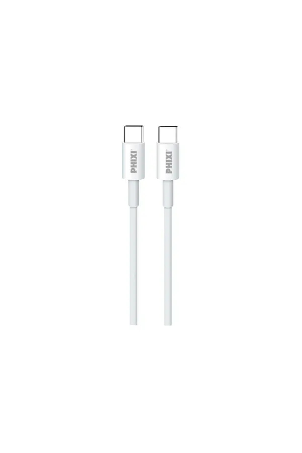 Phixi Basic CB412T Type-C to Type-C USB Şarj Kablosu