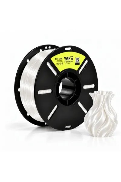 Silk İnci Beyaz PLA+ Premium Filament