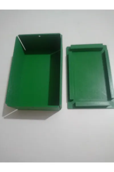 Elektronik plastik proje kutusu yeşil 135×90×52 mm