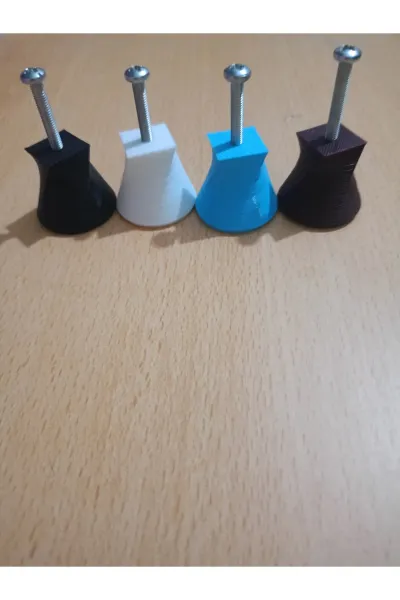 Mobilya dolap çekmece için kulp her renk mevcut — Beyaz
