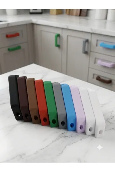 kulp kapak ve çekmeceler için mobilya kulbu her renk mevcut sağlam dayanıklı 120 mm orta boy — Bordo