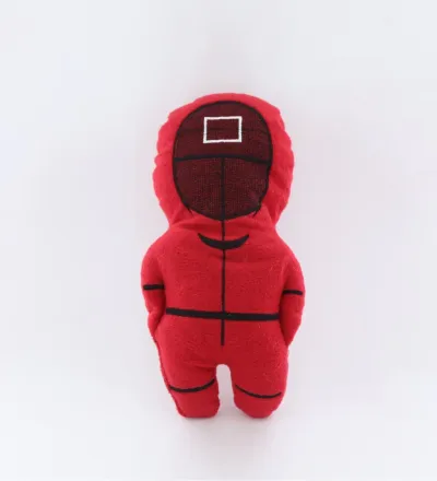 SQUİD GAME PELUS BEBEK KARE MASKE 35cm