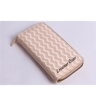 KİŞİYE ÖZEL WAVE MODEL VİZON TELEFON BÖLMELİ CÜZDAN