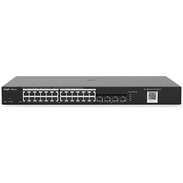 RUIJIE REYEE RG-NBS3100-24GT4SFP 24 PORT GIGABIT + 4XSFP YÖNETİLEBİLİR RACKMOUNT SWITCH
