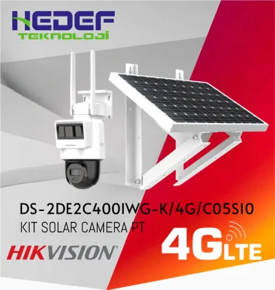 DS-2DE2C400IWG-K/4G/C05S10 2.8MM 4MP PRO SOLAR PT KAMERA
