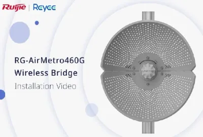 RUIJIE REYEE RG-AIRMETRO460G 867MBPS 1PORT 10/100/1000 ETHERNET 23DBI 5GHz OUTDOOR 15KM ACCESS POINT