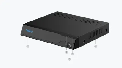 Reolink NVS8-410 8Kanal, 8xPoE, NVR, 2TB HDD dahil