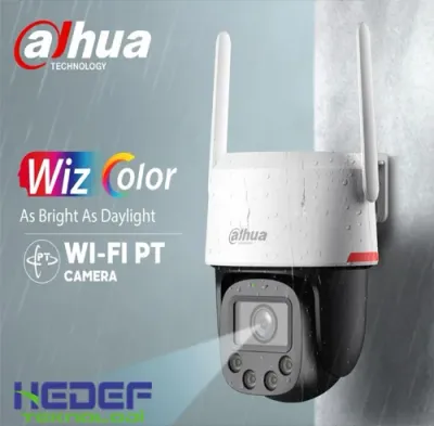 Dahua IPC-PT2849C1-SW-PV-PRO 8mp Gece Renkli Wifi Kablosuz Dış ortam PT kamera