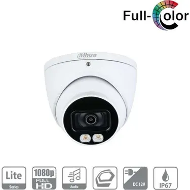 DAHUA DH-HAC-HDW1209TQ-A-LED 2MP 2.8MMFullcolor Dome Kamera