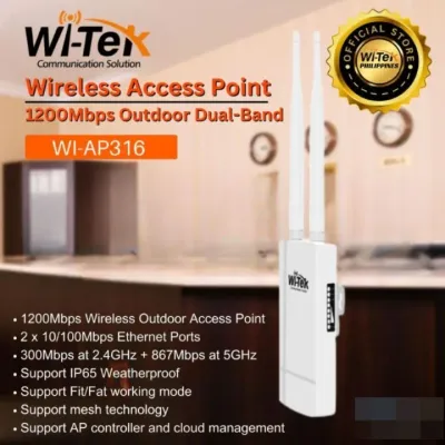 WI-AP317 2.4G&5.8G 1200M Outdoor Wireless Access Point