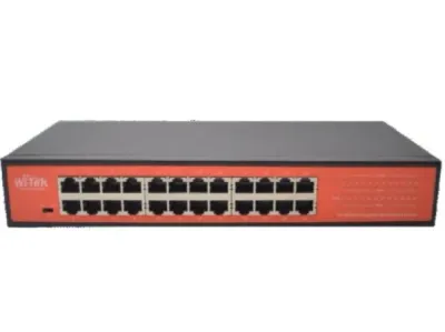Wİ-TEK WI-SG124D V2 24 PORT –POESİZ–GİGABİT DESKTOP SWİTCH
