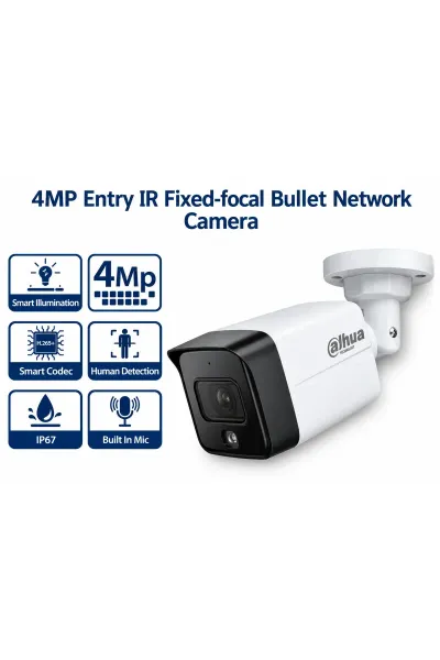 DH-IPC-HFW1439TC1-SA-IL-0280B-S6 4MP Bullet Network Camera