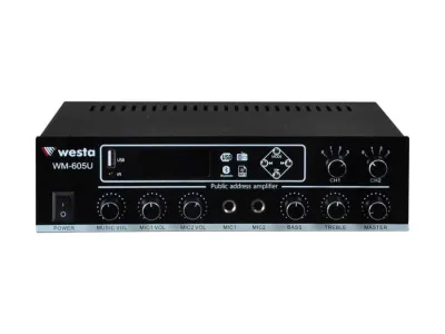 WM-605U WESTA 2 BÖLGELİ 100W/100V MIXING AMPLIFER