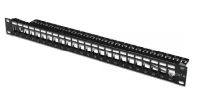 CAT6 UTP 24 PORT PATCH PANEL DOLU