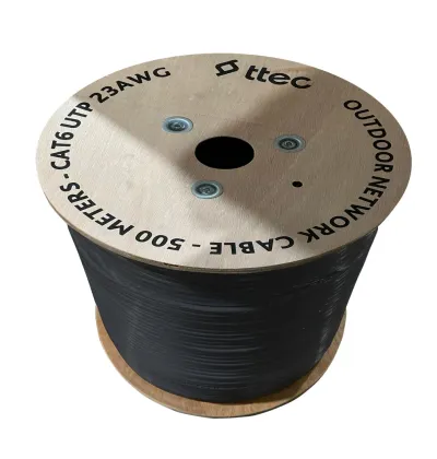 ttec KBL-CAT6-23CCA/OUT500S Dış Mekan Kablo – 500m Siyah