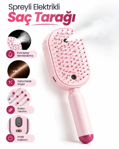 Şarjlı Elektrikli Saç Tarağı