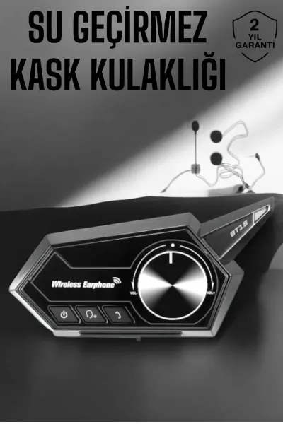 Motorcu Kulaklığı Kask Kulaklığı ANC Özelliği Sesli Görüşme Özelliği