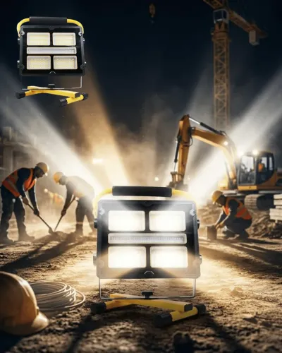 Taşınabilir Solar Şarjlı LED Kamp Feneri 400 LED Süper Parlak Çok Fonksiyonlu Aydınlatma