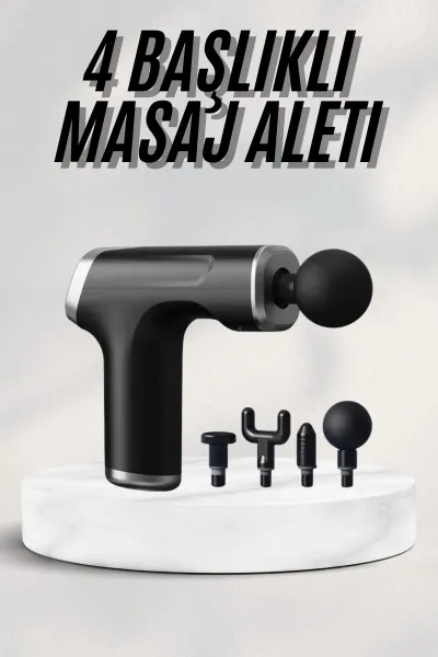 Masaj Tabancası 24v Type-c Hızlı Şarj Girişli Masaj Aleti Uzun Ömürlü