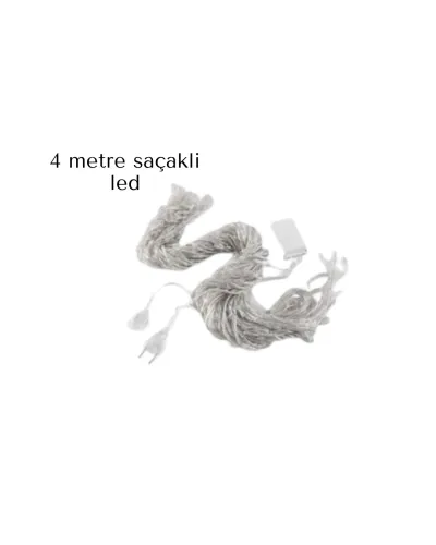 SAÇAKLI 4 METRE PERDE LED