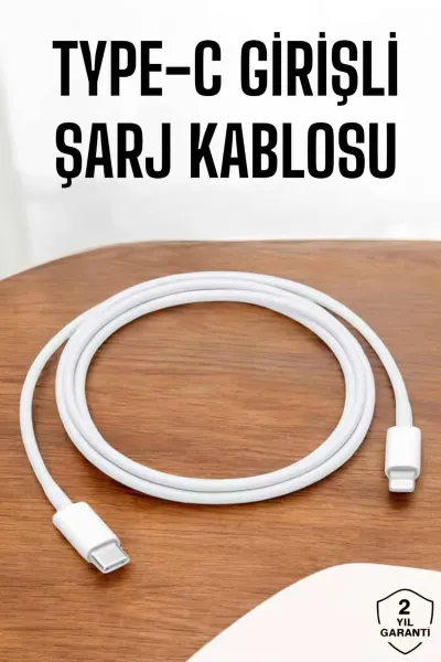 Iphone İOS Uyumlu Hızlı Şarj Kablosu Type C To Lightning 12 13 14 15 Pro Max