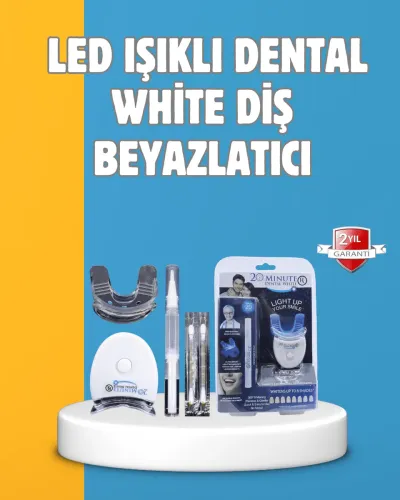 Mavi Işık Teknolojisi ile Güvenli Diş Beyazlatıcı Sistem