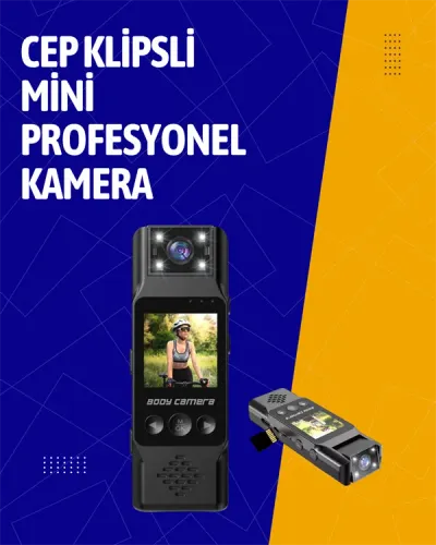 Kablosuz WiFi Bağlantılı Full HD Mini Kamera – Döngüsel Kayıt ve Hareket Algılama Özellikli