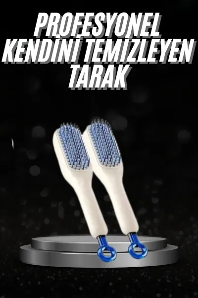 Kendi kendini Temizleyebilen Hijyenik Saç Fırçası Anti-Statik Teknolojisi