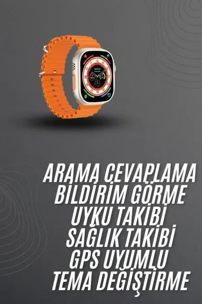Akıllı Saat Arama Cevaplayan Bildirim Görme Yeni Nesil Bluetooth Bağlantılı