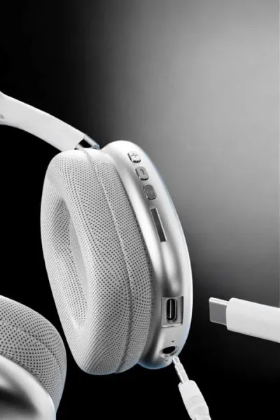 P9 Air Max Kablosuz 5.0 Mikrofonlu Bluetooth Kulaklık Beyaz Yüksek Ses Kaliteli