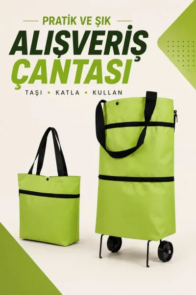 KATLANABİLİR ALIŞVERİŞ ÇANTASI