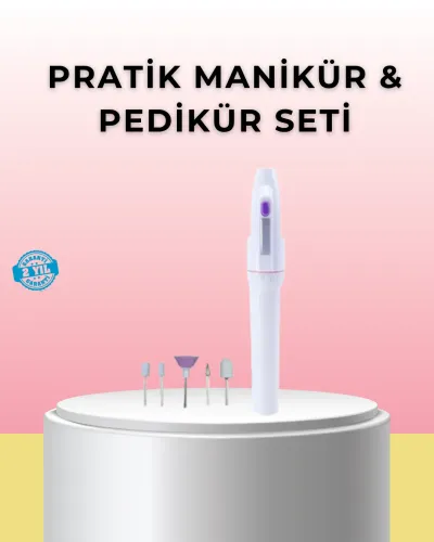 Profesyonel Elektrikli Tırnak Bakım Matkap Seti – Düşük Gürültü ve Taşınabilir Tasarım