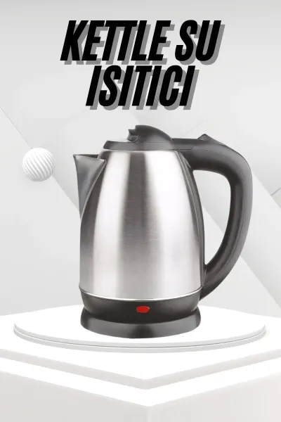 Yeni Nesil Saplı Uzun Ömürlü Paslanmaz Çelik Su Isıtıcı Kettle