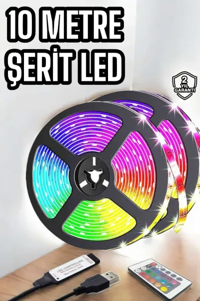 Şerit Led Yeni Nesil 10 Metre Her Ortama Uygun