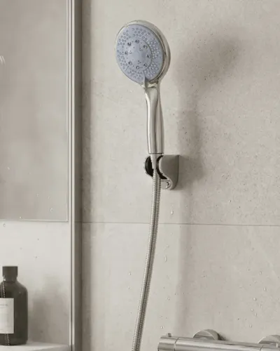 Çok Fonksiyonlu 4 Kademeli El Duşu Seti Spiral Hortumlu Banyo Duş Başlığı
