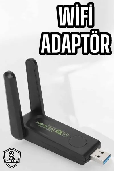 Dual Band Wifi Alıcı Adaptör USB 3.0 Destekli
