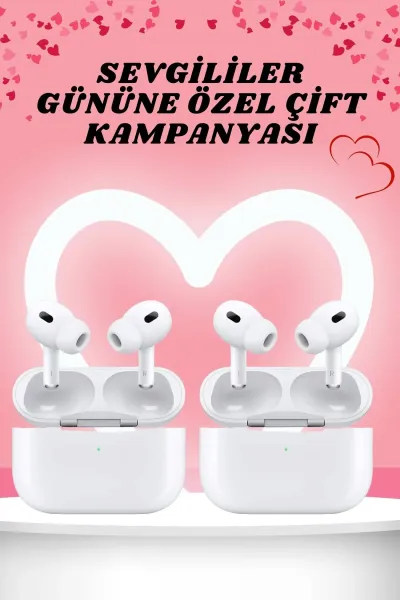 Sevgiliye Hediye Çift Kulaklığı Yeni Nesil Pro Kulaklık Sevgililer Gününe Özel Kampanya