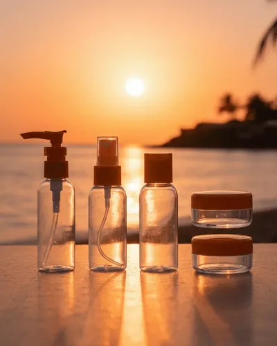 Seyahat Boy 5’li Kozmetik Dolum Seti 30 ml Sızdırmaz Tasarım