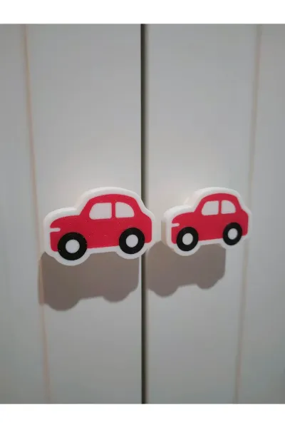 Çocuk Odası Dolap Kulpu 5,5cm (1 ADET) ARAÇLAR TRAKTÖR - KAMYON - TREN - UÇAK -BİSİKLET - GEMİ - DOZER - ARABA - HELİKOPTER - EKSKAVATÖR