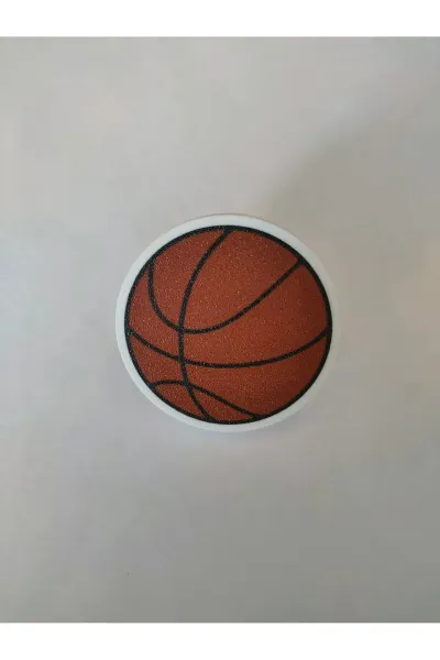 TOP ŞEKLİNDE KULP (1 ADET) 5,5cm ÇOCUK ODASI KULPU GENÇ ODASI DOLAP KULPU ÇEKMECE KULPU — BASKETBOL