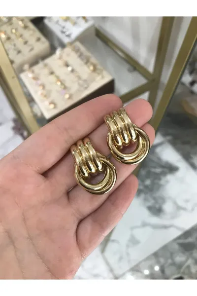 Trend Model Gold Küpe