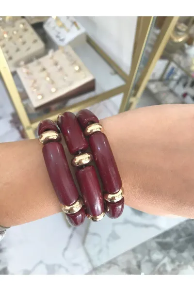 Muadil Marka Gold Detaylı Bileklik (1adet)