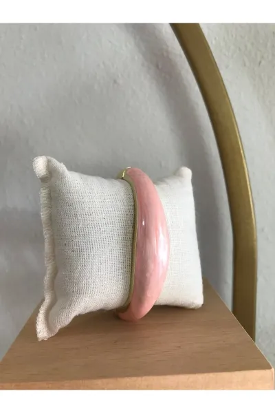 Pembe Kelepçe Bileklik