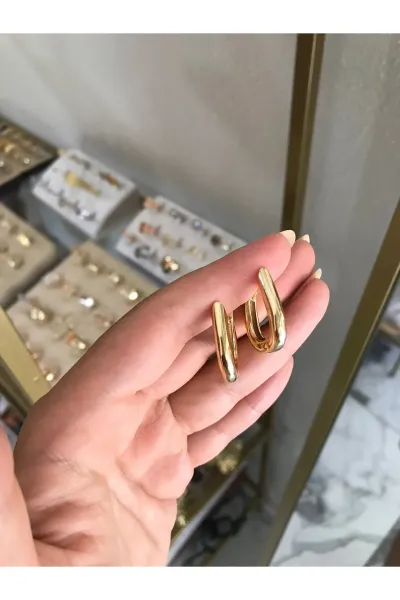 Gold Küpe