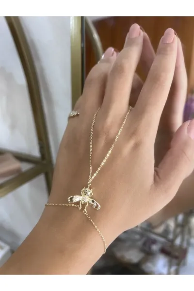 Arı Model Taş Detaylı Şahmeran